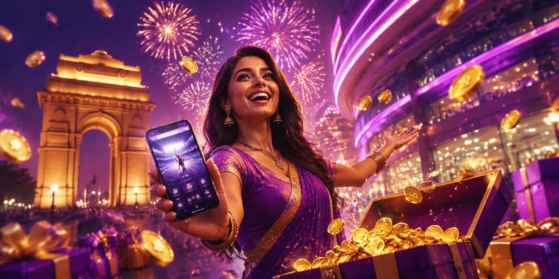 Sports betting mobile app user near India Gate in Delhi